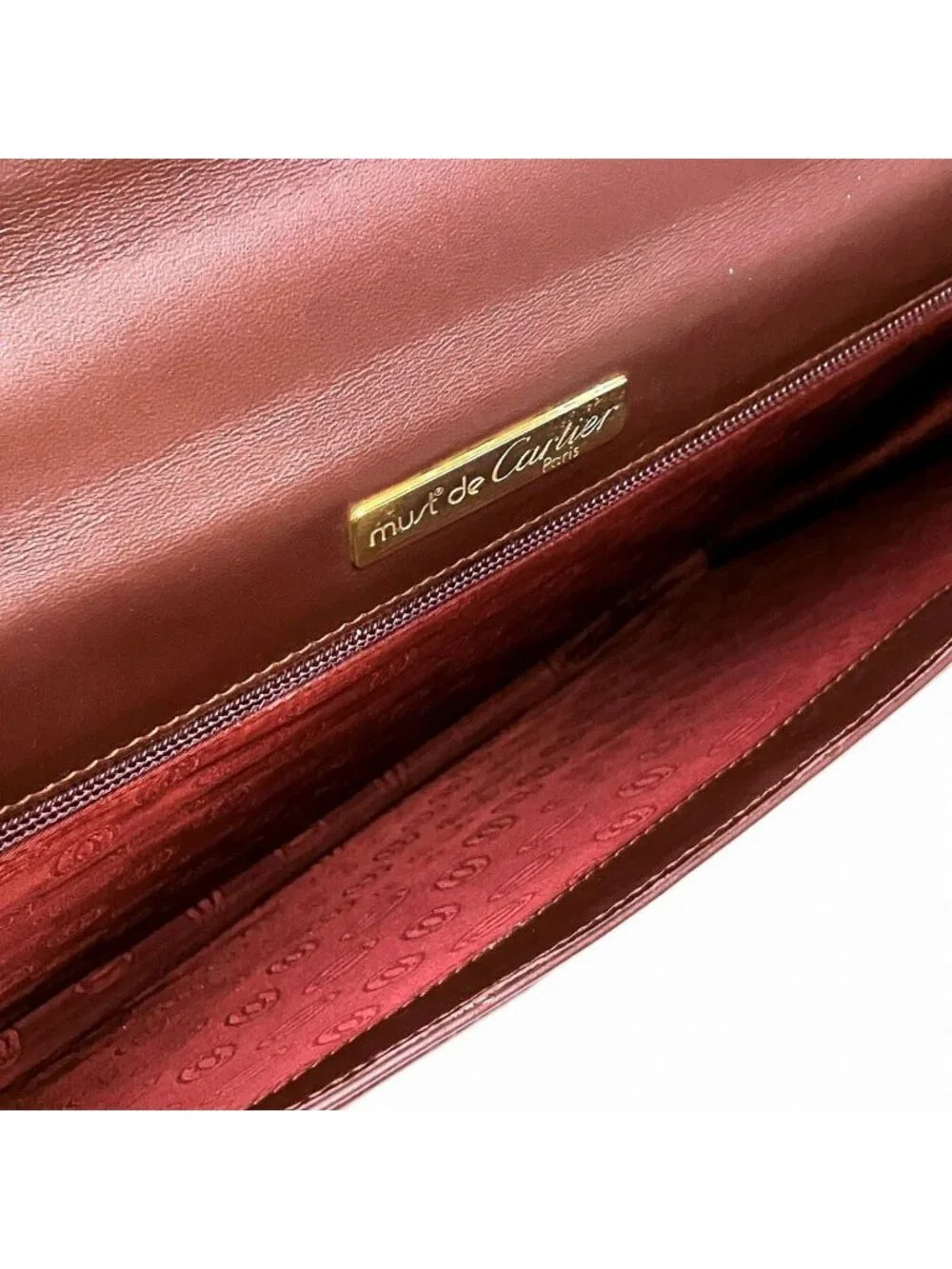 Cartier Must Line Business Bag Leather